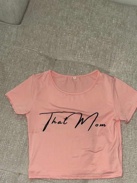 That Mom Crop Short Sleeve