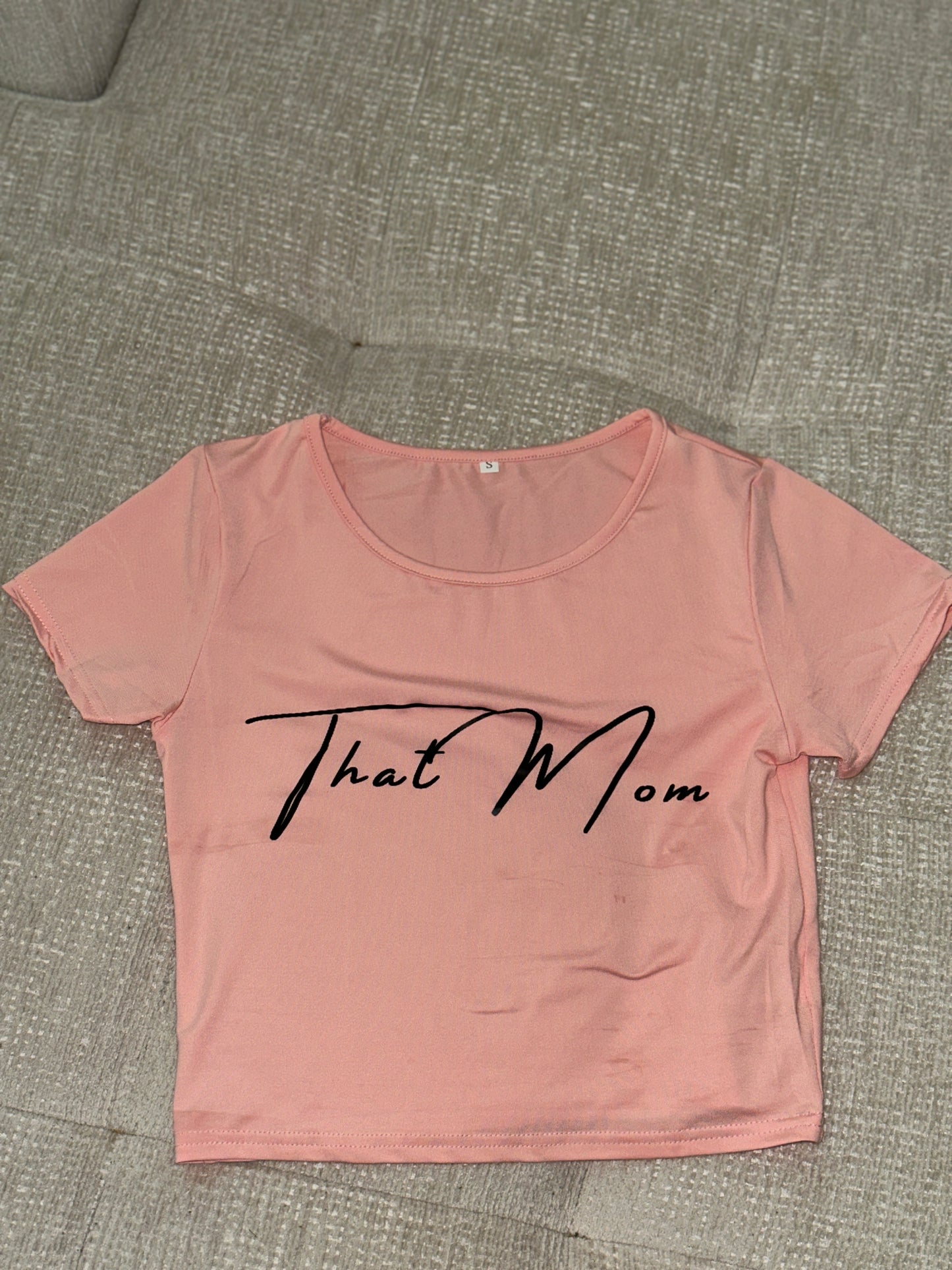 That Mom Crop Short Sleeve