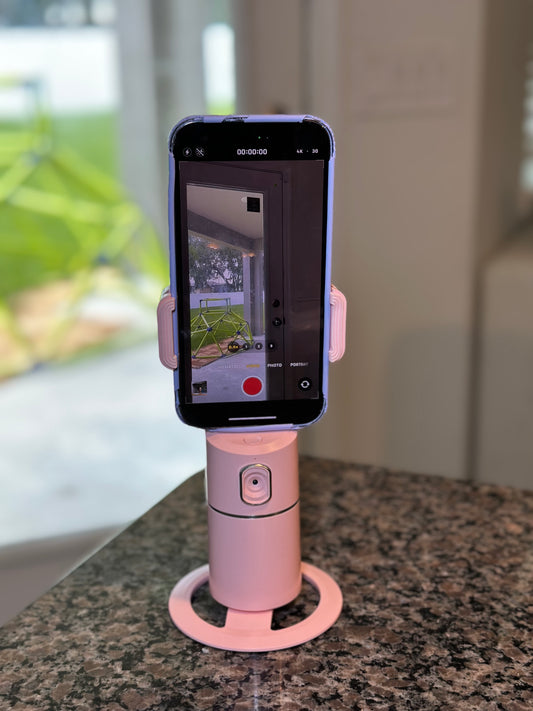 360° rotation face tracking tripod