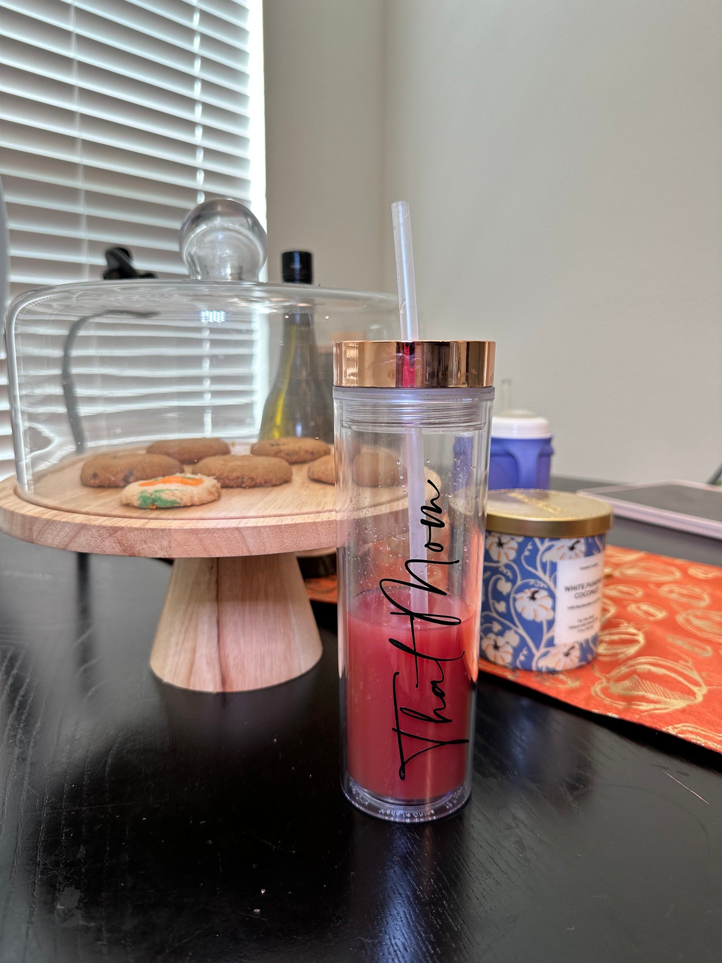 That Mom Tumbler With Lid & Straw