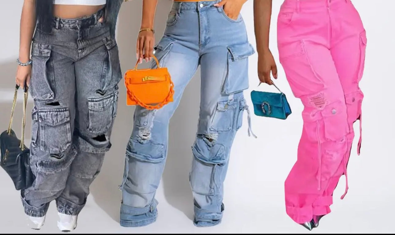 That Mom Baggy Cargo Pants